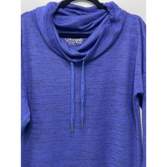 Gerry Long Sleeve Funnel Neck Sweatshirt Pullover Heather Purple Gorp Womens XL - Picture 2 of 11